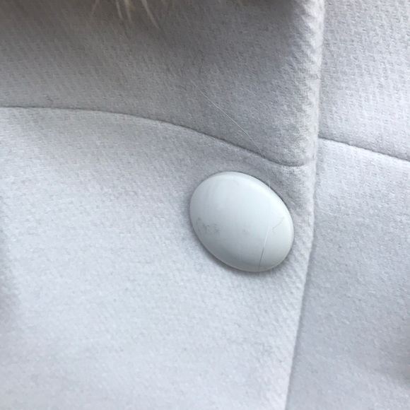 1 Madison Fox Fur Wool-Blend Coat - Picture 10 of 16